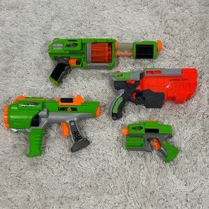 Nerf Blaster Lot; Dart Tag & Vigilon